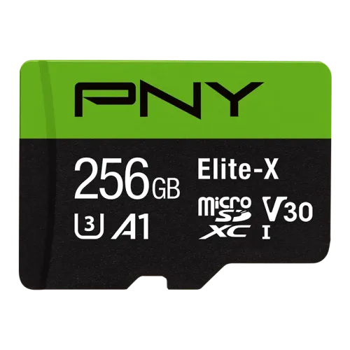PNY Elite-X 256GB Class 10 U3 V30 microSDXC Memory Card
